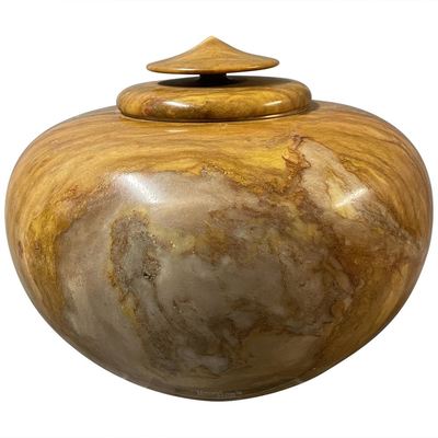 Baltic Green Alabaster Cremation Urn